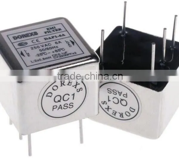 Single Phase ac Filter PCB Mounting EMI Filter photo-2