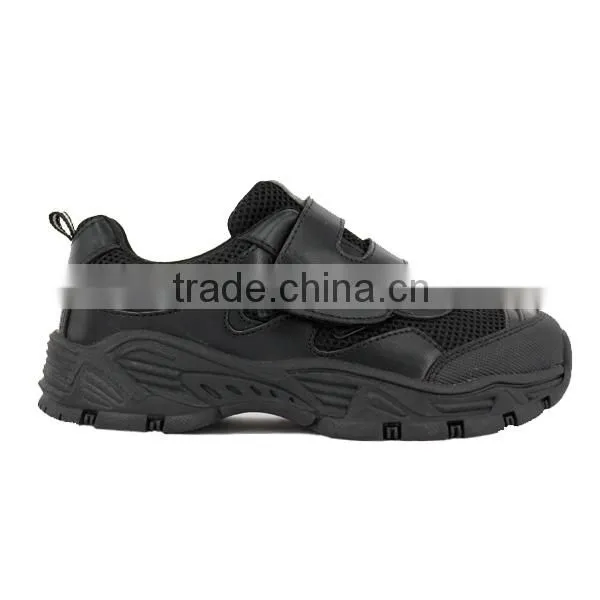 Choozii Custom Logo Manufacturers Designer Children Black Leather Mesh Sport Sneaker School Shoes for Teenage Boys photo-2