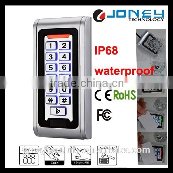 Standalone RFID Door Access Keypad RFID Access Control With IP68 Waterproof (CE FCC Rohs) photo-5