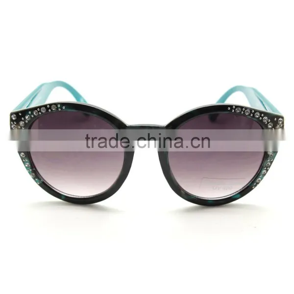 Good Quality and Competitive Price Hand Made With Diamond Round Sunglasses photo-4
