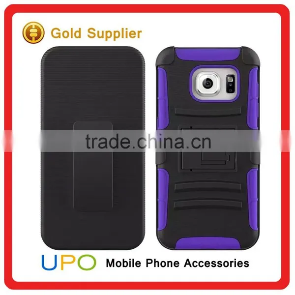 [UPO] 2016 New Arrival 3 in 1 Hard Plastic Silicon Phone Cover Case for Samsung Galaxy S7 Edge photo-3