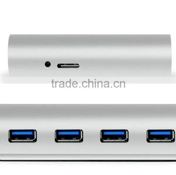 Hi-Speed Aluminum 4 Port Usb 3.0 Hub With Led Light From Usb Por Hub Suppliers photo-3