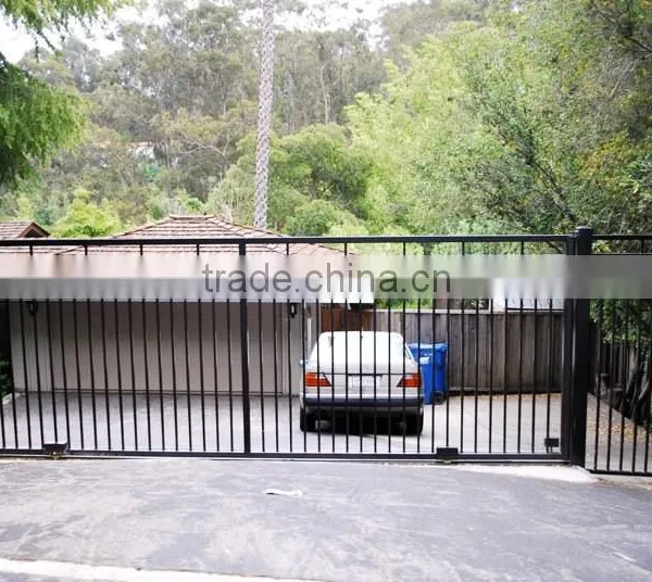 2016 New Design Metal Outdoor Gate Design, Iron Craft Gate, Forged Steel Iron Gate Grill Designs photo-2