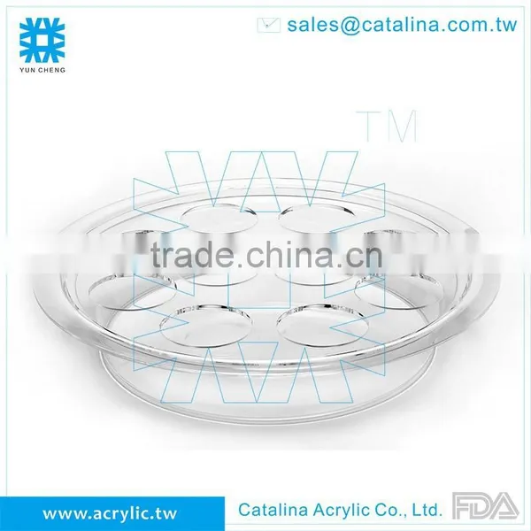 Acrylic Christmas & Wedding Decoration Catering Equipment Plastic Wine Serving Tray photo-2