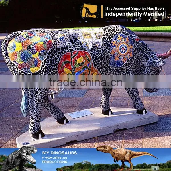 My Dino-C042 Colored Fiberglass Cow Model for Sale photo-5