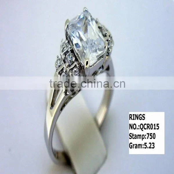 Fasion 925 Silver Ring Wholesale Price Best Quality QCR015