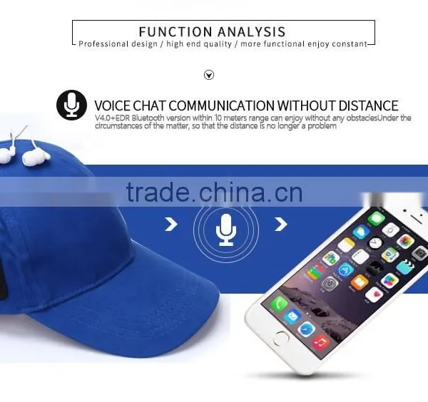 Sunshine Cap With Bluetooth Music Wireless Sports Headphone Hat photo-4