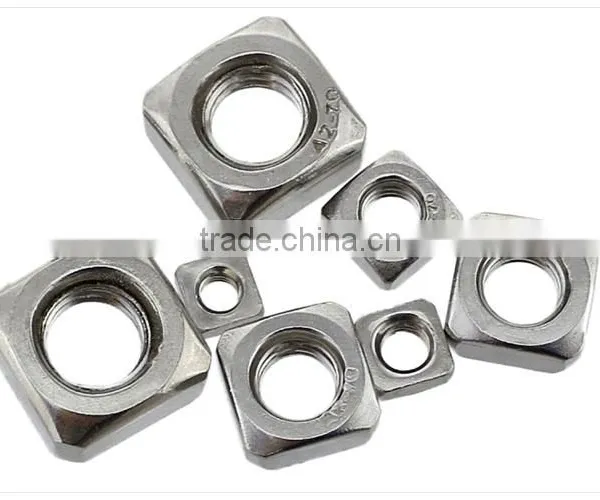 High Quality Stainless Steel Carbon Steel Square Nut DIN557 photo-2