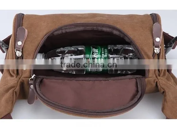 Male Canvas Waist Bag Outdoor Sport Single Shoulder Bag Casual Travel Bag photo-4