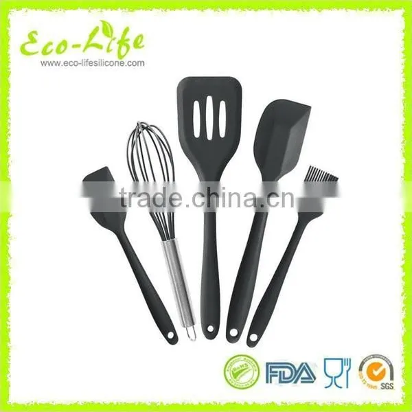 Set of 7 Silicone Cooking Tool Set With Stainless Steel Handle, Kitchen Utensils Kitchenware photo-6