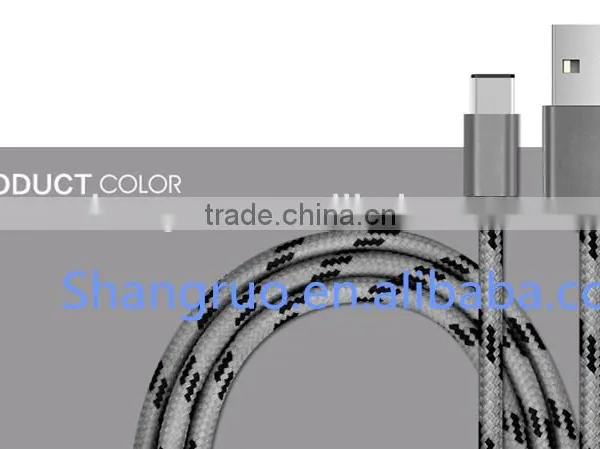 Cheap Cable Type-c to USB Cable Charging Data Cable With Colorful Nylon Braid photo-3