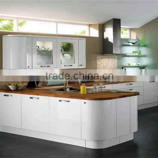Water Resistant Italian Kitchen Cabinet, U-shaped Design photo-2
