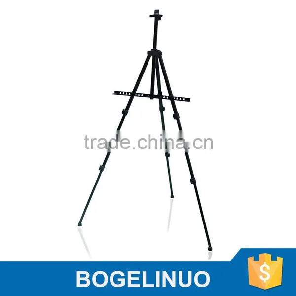 in Stock 52-153cm Folding Metal Black Tripod Easel Artist Painting and Sketch Easel Display Stand photo-2