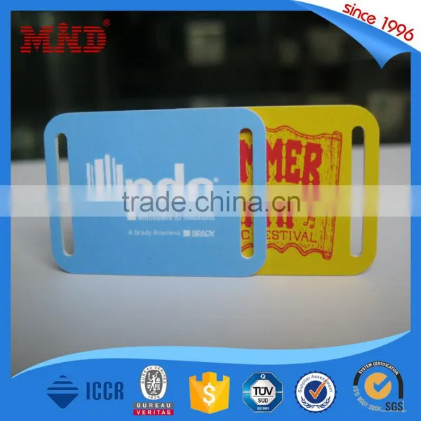 MDWW69 Customized Festival Plastic Chip RFID Woven Wristband photo-6