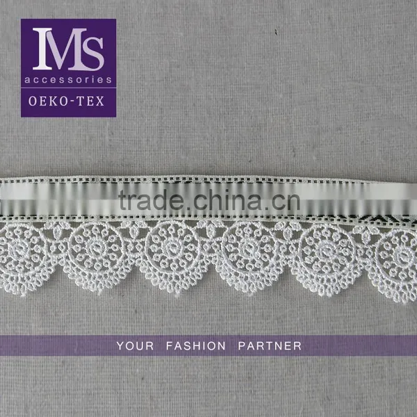 Fine Quality Multi Color Tassel Wholesale Jacquard Polyester Flower Fringe Trim