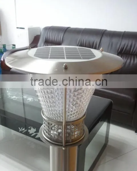 3.6V Stainless Steel Solar Sunflower Garden Light photo-3