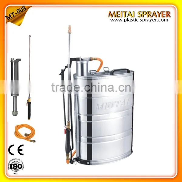 Machine Farming 18L Stainless Steel Manual Pressure Sprayer