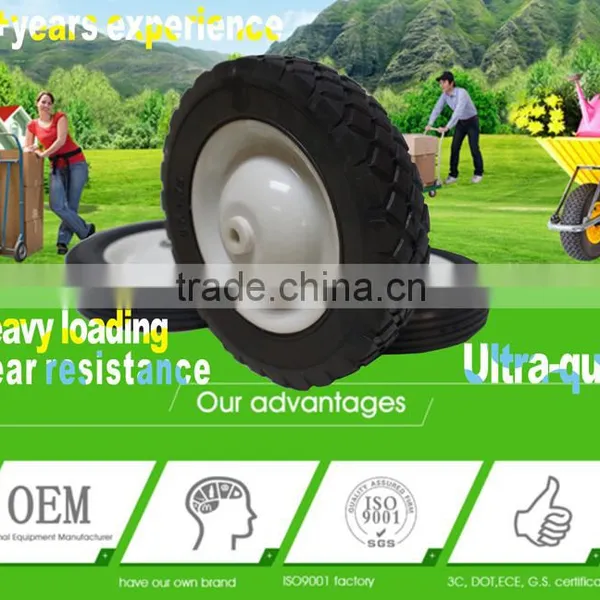 The Most Popular 6inch Rubber Wheel/solid Wheels/solid Rubber Tiressmall/rubber Wheels photo-4