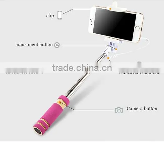 Extendable Aluminum Cartoon Phone Case Selfie Stick photo-4