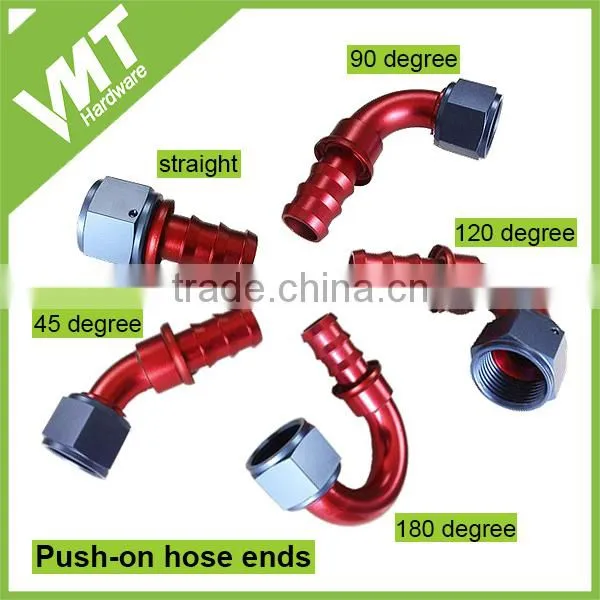 VMT CNC Machining 4AN 6AN 8AN 10AN 12AN Hose End Parts Push on an Fitting Pipe Fittings Racing photo-6
