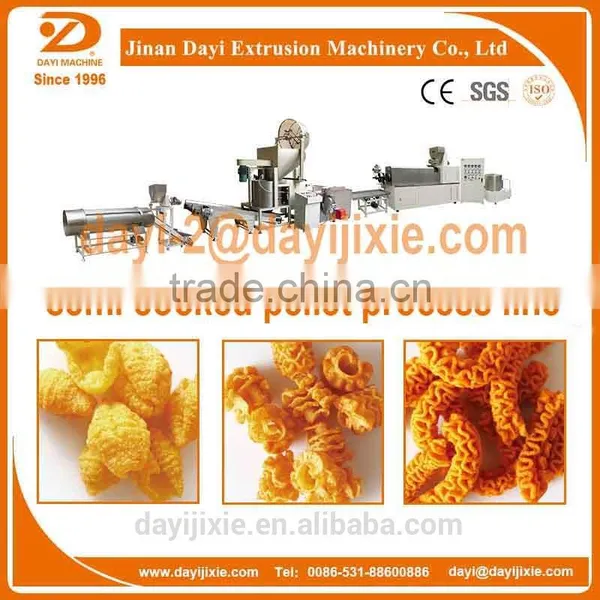 Fried Wheat Flour Rice Crispy Chip Snack Food Process Line photo-3