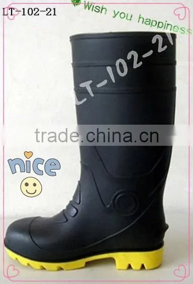 Comfortable Pvc Safety Boots Groundwork Safety Boots Steel Toe Insert Safety Boots photo-2