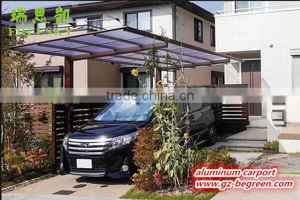 2017 Hot Sale Portable Modern Polycarbonate Roof Cantilever Carport in China photo-3
