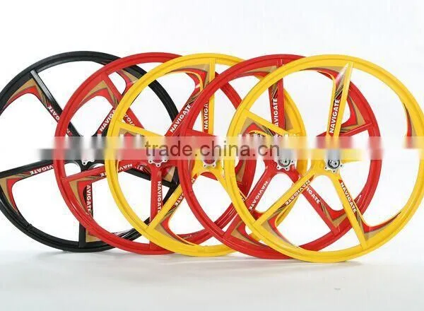 24 Inch Lightest Strongest Magnesium Alloy Bike Wheel /fixed Gear Type Hub Bike Wheel photo-5