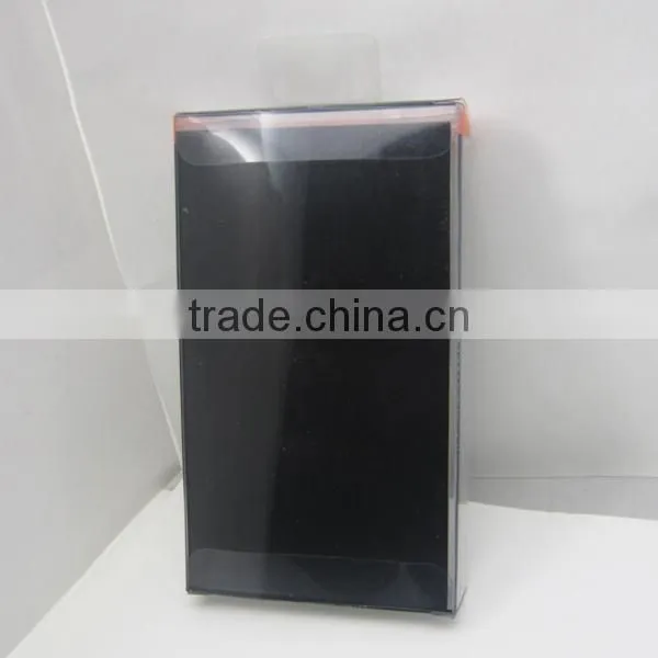 Customized Black Paper Cell Phone Packaging Box Wholesale, Pvc Packaging Box photo-4