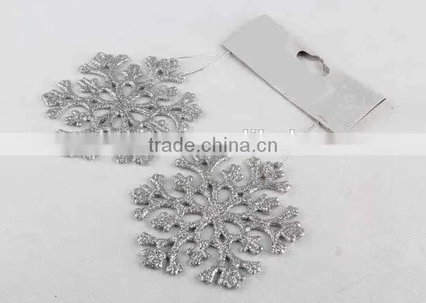 2PC Christmas Decoration Snowflake Pendant photo-2