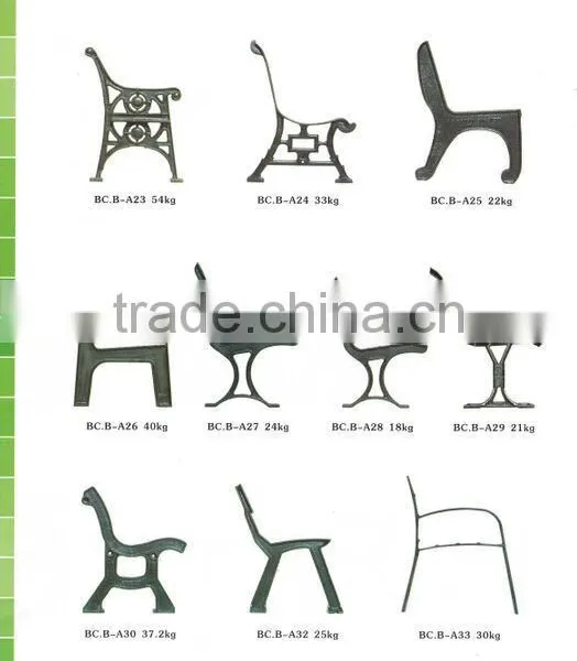 Antique Park Bench Leg/garden Bench Leg photo-3
