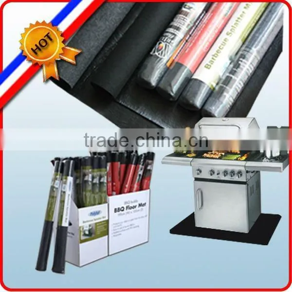 100% Polyester Heat Resistant Washable and Durable BBQ Mat photo-5