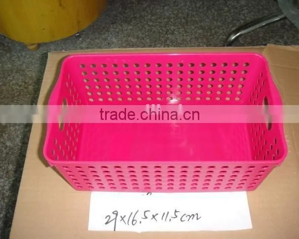 Plastic Basket Laundry Storage Basket Vegetable Fruit Basket photo-4