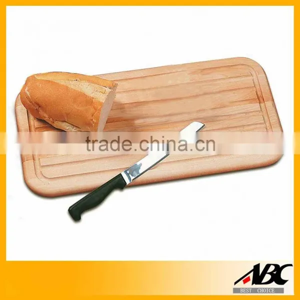 Food Safety Kitchen Tool Rubber Wood Cutting Board With Hook photo-5