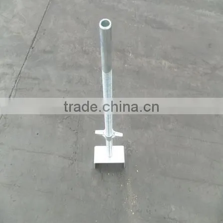 Adjustable Steel Scaffold Hollow Universal Base Jacks photo-4