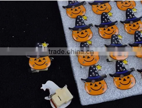 Halloween Badge LED Flicker Badge Pumpkin Ghost Badge photo-4