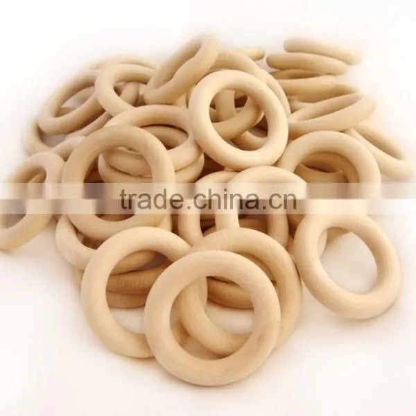 Wooden Rings Unfinished Wood Round Shapes photo-4