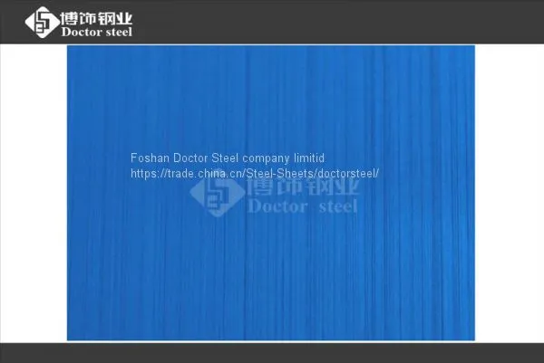 316 HL Sapphire Blue Decorative Stainless Steel Sheet Price photo-3