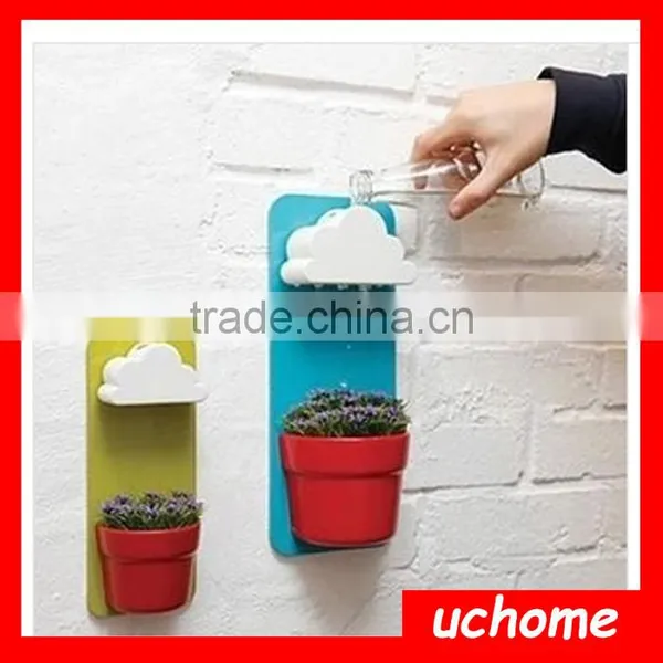 UCHOME New Style Creative Blue Rain Clouds Pots Rainy Pot Wall Decorative Indoor Plants photo-4