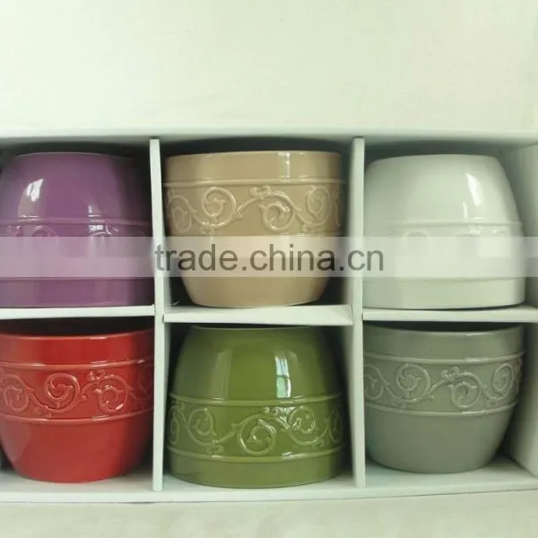 Hot New Products Garden Round Ceramics Pot / Flower Pot photo-2