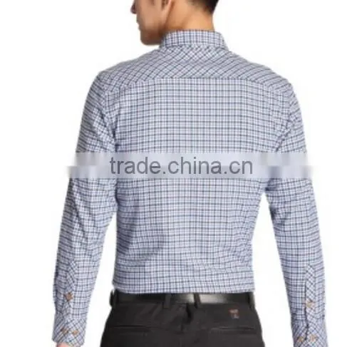 100% Cotton Long Sleeve Shirt Mens Custom Slim Fit Casual Shirts With Latest Shirt Designs photo-2