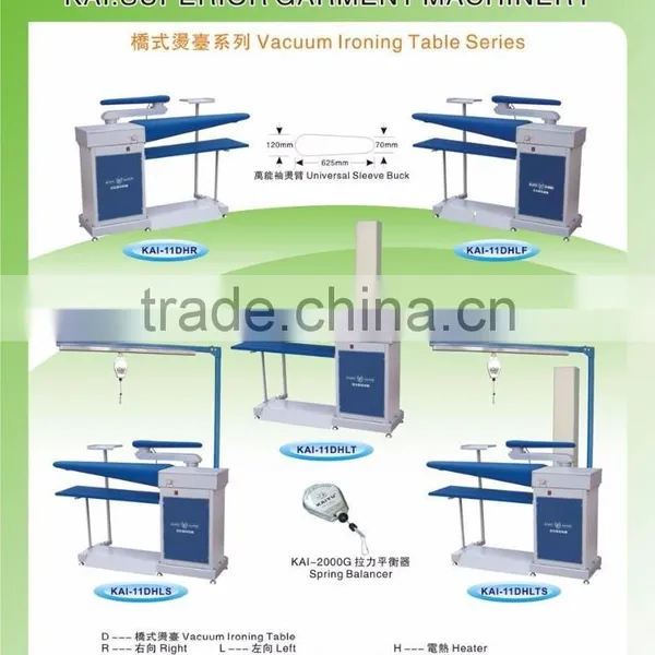 KAI-CHT Industrial Garment Vacuum Ironing Table With Double Bucks photo-5
