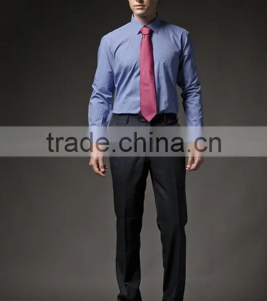 Men's New Fashion Formal Stripe Dress Shirts photo-5