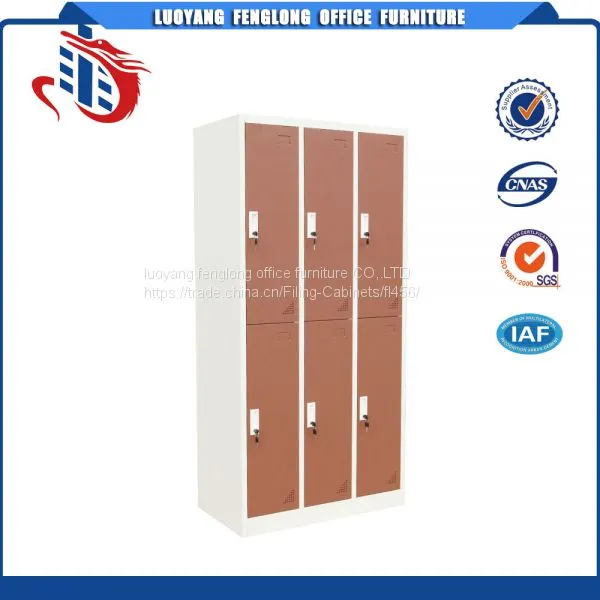 Steel 6 Doors Clothes Storage Cabinet Lockers With Cyber Lock photo-2