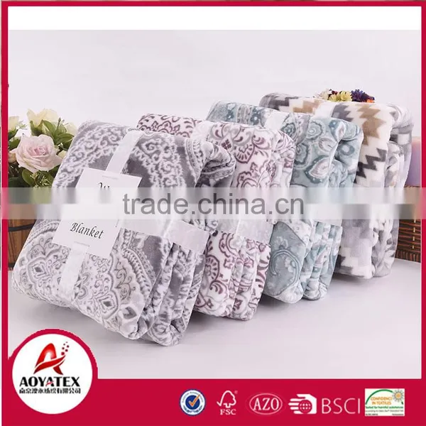 Custom Design Printed Blanket Soft Throw Blanket Manufacturer