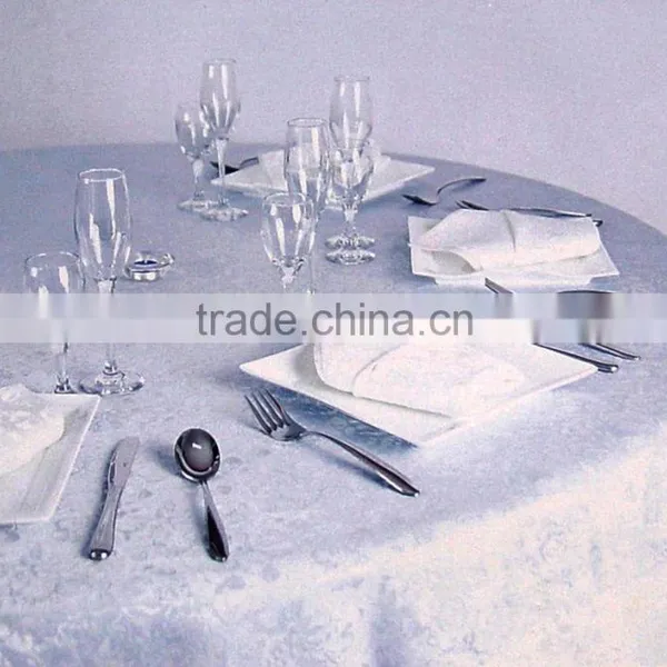 Factory Wholesale Hotel Restaurant Banquet Party Table Linens White Tablecloth Wedding Round Table Cloths for Sale photo-2
