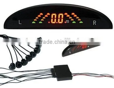 CAR Assistant Parking Sensor With Original Flat 4 Sensors and LED Monitor Parking System photo-5
