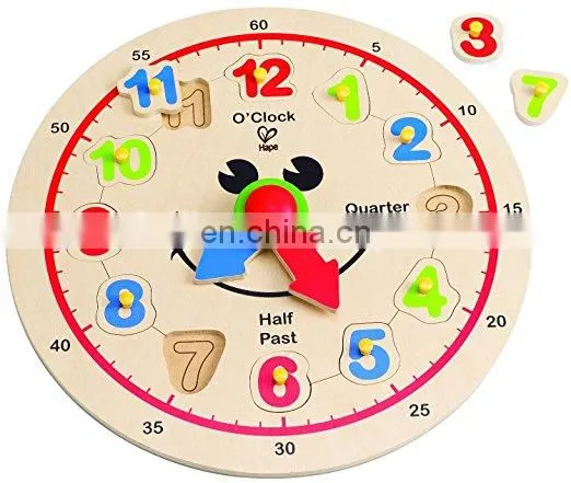 Colorful Vintage Diy Wooden Clock Diy Wall Clock photo-2