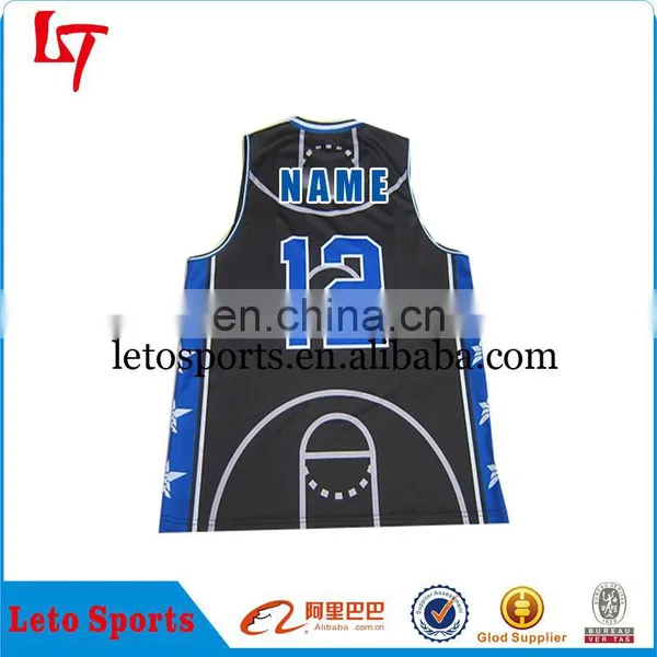 Fashion Style 100%polyester Fabric Basketball Jersey Sublimation Printing/custom Basketball Shirt photo-4