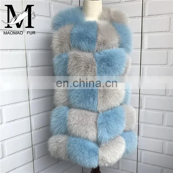 New Arrival 2015 Winter Warm Vest Fashion Women Fox Fur Vest Real Fur Coat photo-4